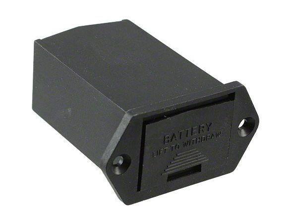 9 V pull-out battery drawer