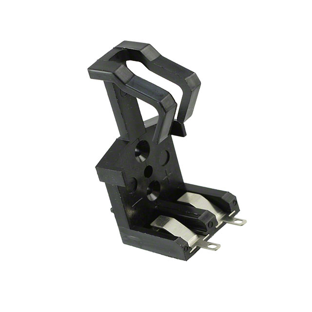 9 V snap-in battery holder